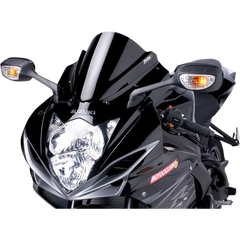 PUIG HI-TECH PARTS Race Windscreen - 11" - Black - Suzuki 5605N
