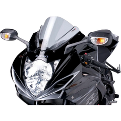 PUIG HI-TECH PARTS Race Windscreen - 11" - Smoke - GSXR 5605H