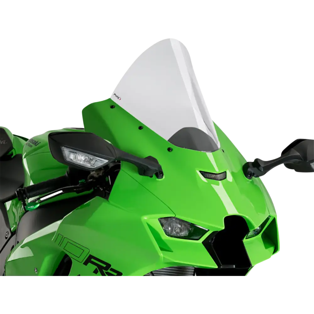 PUIG HI-TECH PARTS Race Windscreen - 12-1/2" - Clear - Ninja ZX-10R 20540W