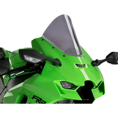 PUIG HI-TECH PARTS Race Windscreen - 12-1/2" - Dark Smoke - Ninja ZX-10R 20540F