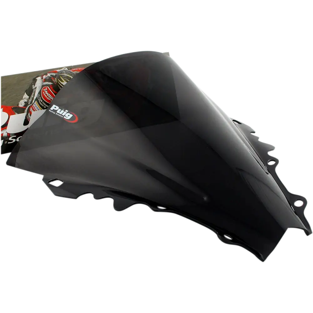 PUIG HI-TECH PARTS Race Windscreen - 12-1/2" - Dark Smoke - YZF-R6 4059F