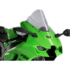 PUIG HI-TECH PARTS Race Windscreen - 12-1/2" - Smoke - Ninja ZX-10R 20541H