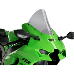 PUIG HI-TECH PARTS Race Windscreen - 12-1/2" - Smoke - Ninja ZX-10R 20540H
