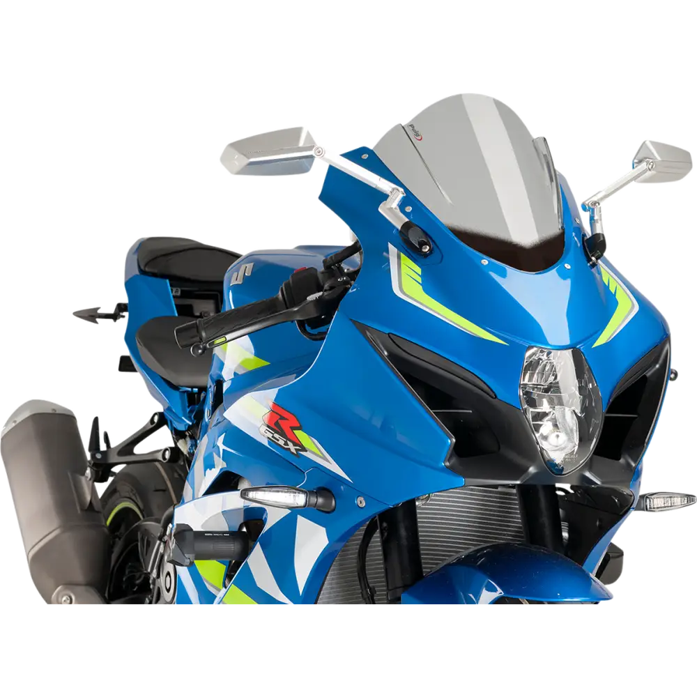 PUIG HI-TECH PARTS Race Windscreen - 12-1/4" - Smoke - Suzuki 9013H