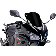PUIG HI-TECH PARTS Race Windscreen - 12-3/8" - Black - CBR500RR 6479N