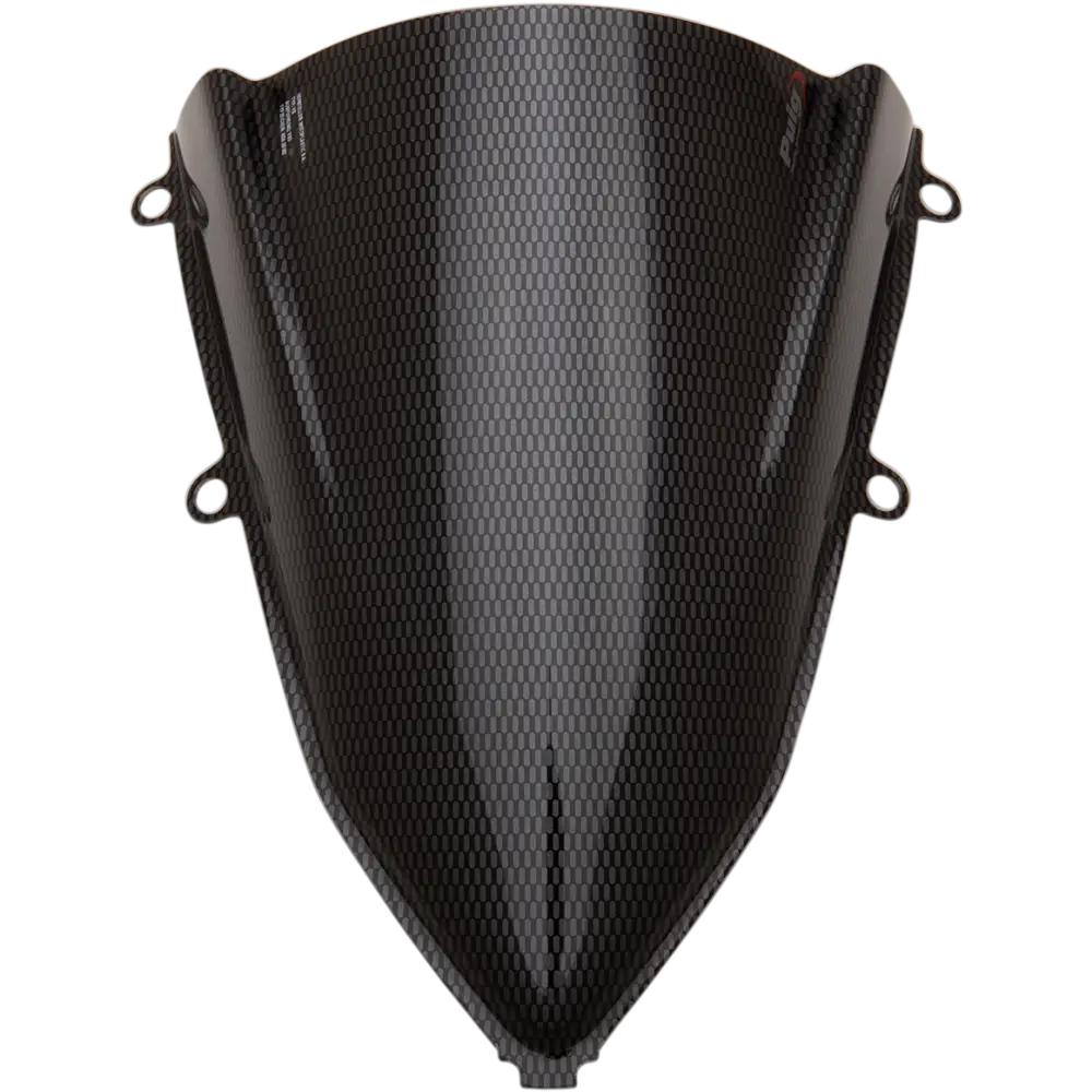 PUIG HI-TECH PARTS Race Windscreen - 13-1/4" - Carbon - CBR650R 3568C