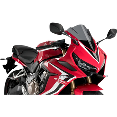 PUIG HI-TECH PARTS Race Windscreen - 13-1/4" - Dark Smoke - CBR650R 3568F