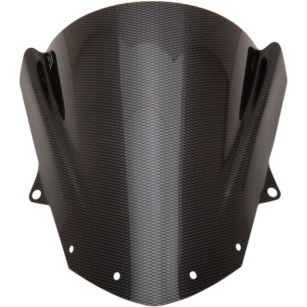 PUIG HI-TECH PARTS Race Windscreen - 13-3/4" - Carbon - ZX-6R 3177C