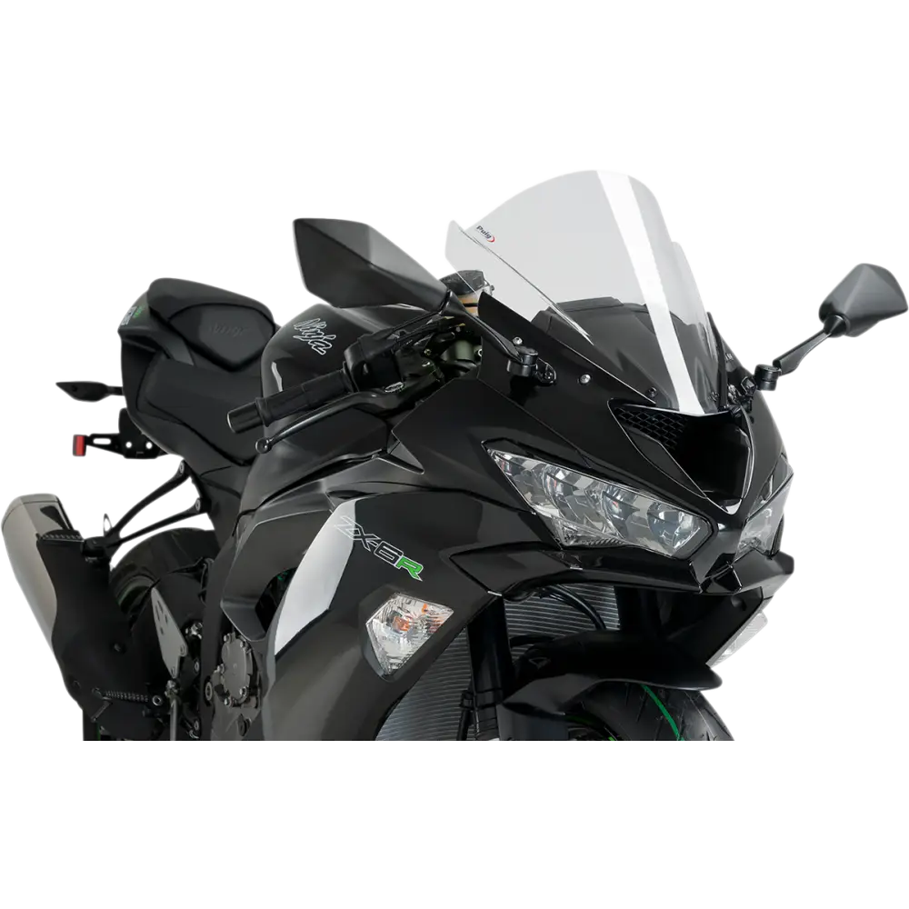 PUIG HI-TECH PARTS Race Windscreen - 13-3/4" - Clear - ZX-6R 3177W