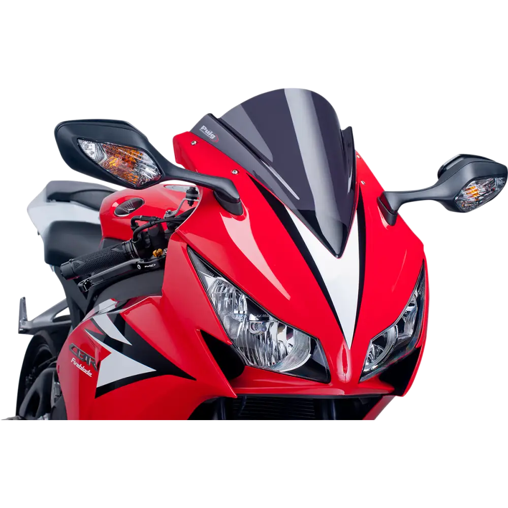 PUIG HI-TECH PARTS Race Windscreen - 13-3/8" - Dark Smoke - CBR1000RR 5994F
