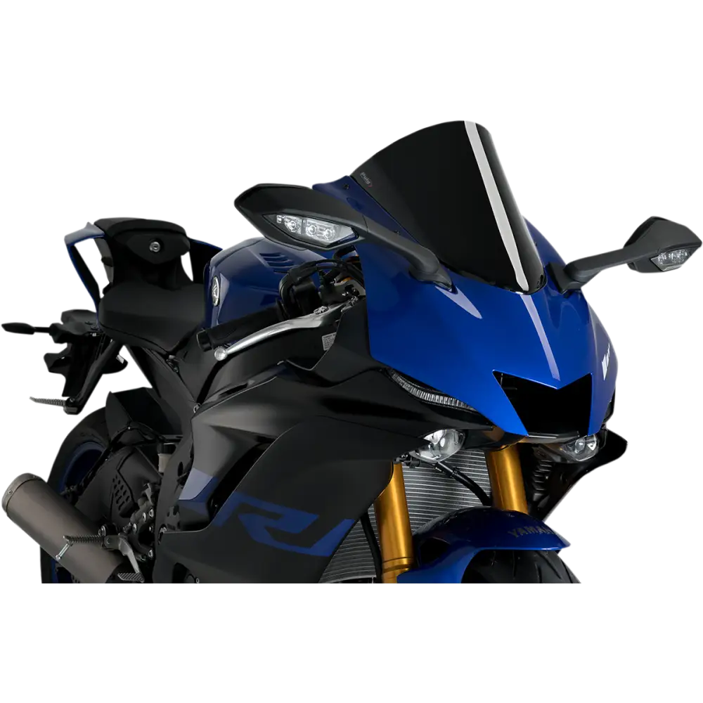 PUIG HI-TECH PARTS Race Windscreen - 14-1/2" - Black - YZF-R6 3633N