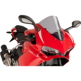 PUIG HI-TECH PARTS Race Windscreen - 14-1/2" - Smoke - Panigale 7621H