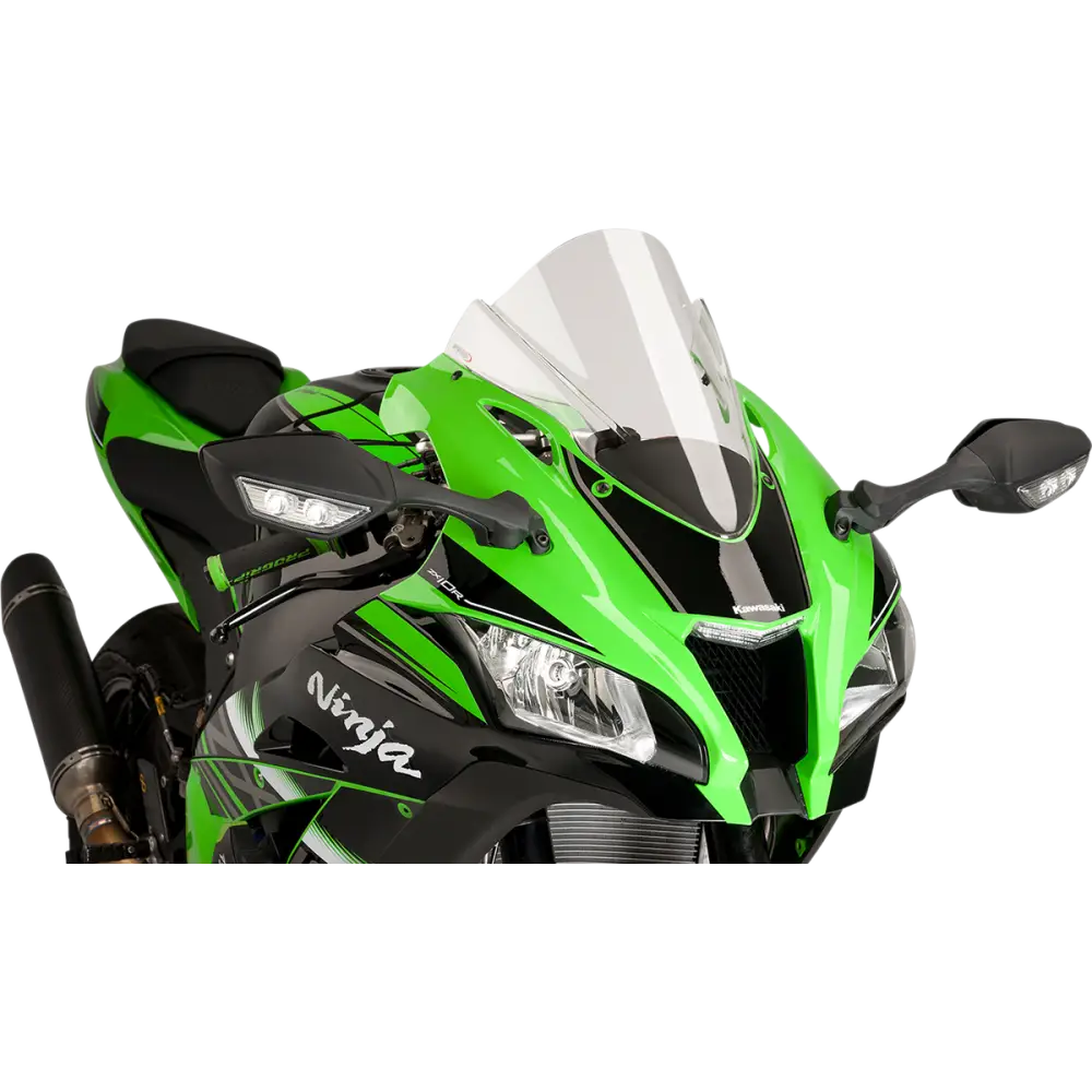 PUIG HI-TECH PARTS Race Windscreen - 14-1/4" - Clear - ZX10R 8912W