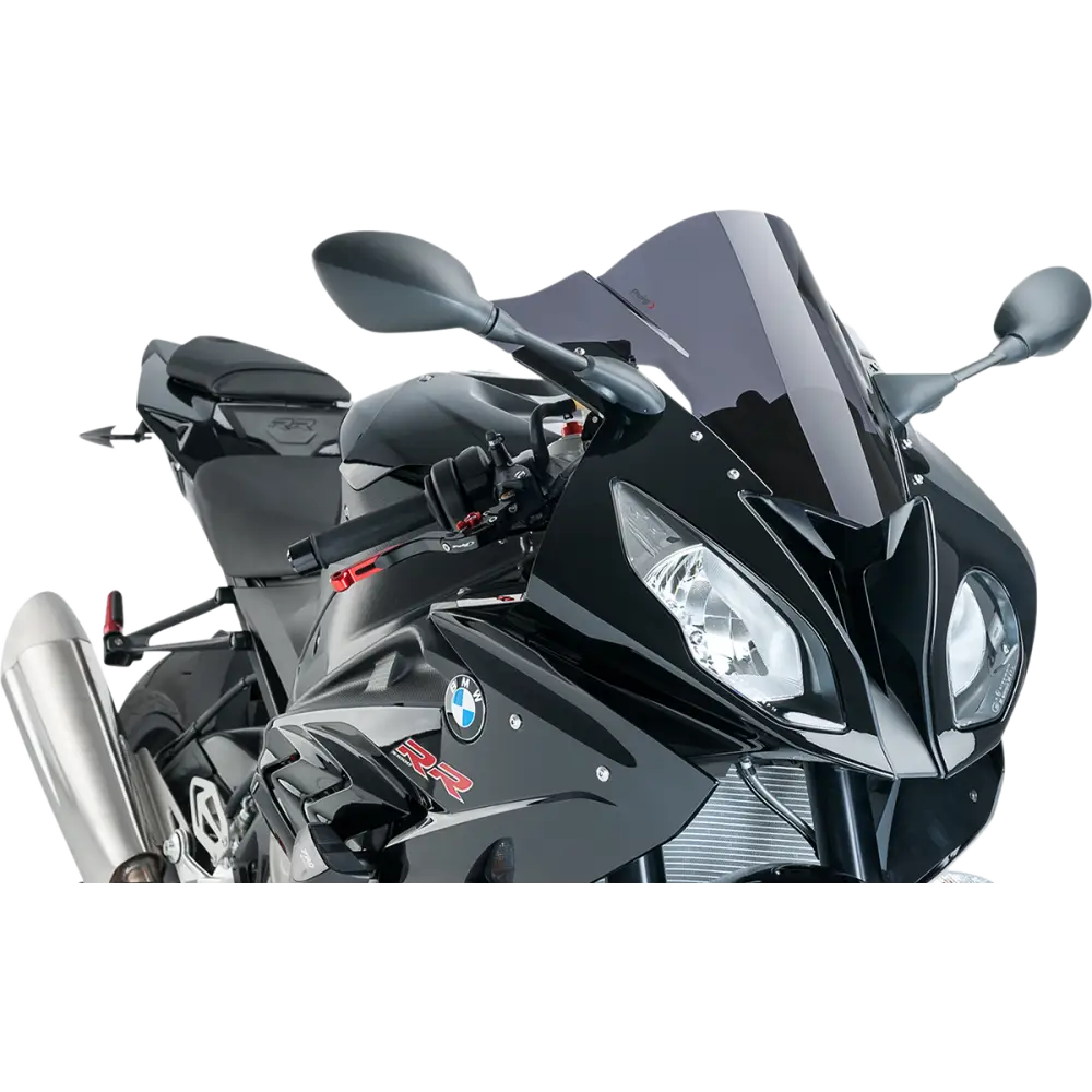 PUIG HI-TECH PARTS Race Windscreen - 14-1/4" - Dark Smoke - S1000RR 7564F