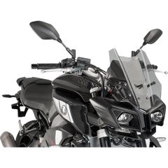 PUIG HI-TECH PARTS Race Windscreen - 14-1/4" - Light Smoke - Yamaha 8917H