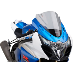 PUIG HI-TECH PARTS Race Windscreen - 14-1/4" - Smoke - GSXR1000 4933H