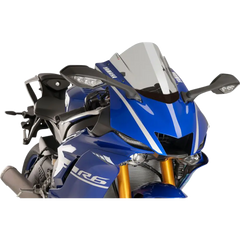 PUIG HI-TECH PARTS Race Windscreen - 14-1/4" - Smoke - Yamaha 9723H