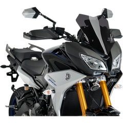 PUIG HI-TECH PARTS Race Windscreen - 14-3/4" - Dark Smoke - Yamaha 9724F