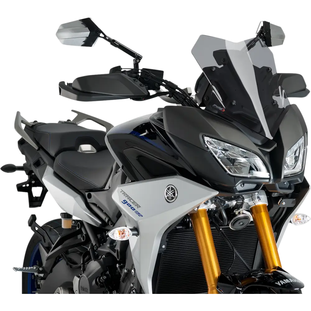 PUIG HI-TECH PARTS Race Windscreen - 14-3/4" - Light Smoke - Yamaha 9724H