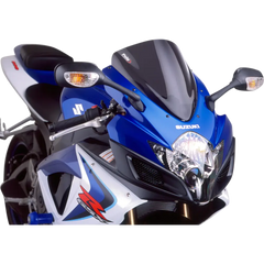 PUIG HI-TECH PARTS Race Windscreen - 14" - Dark Smoke - Suzuki 4055F