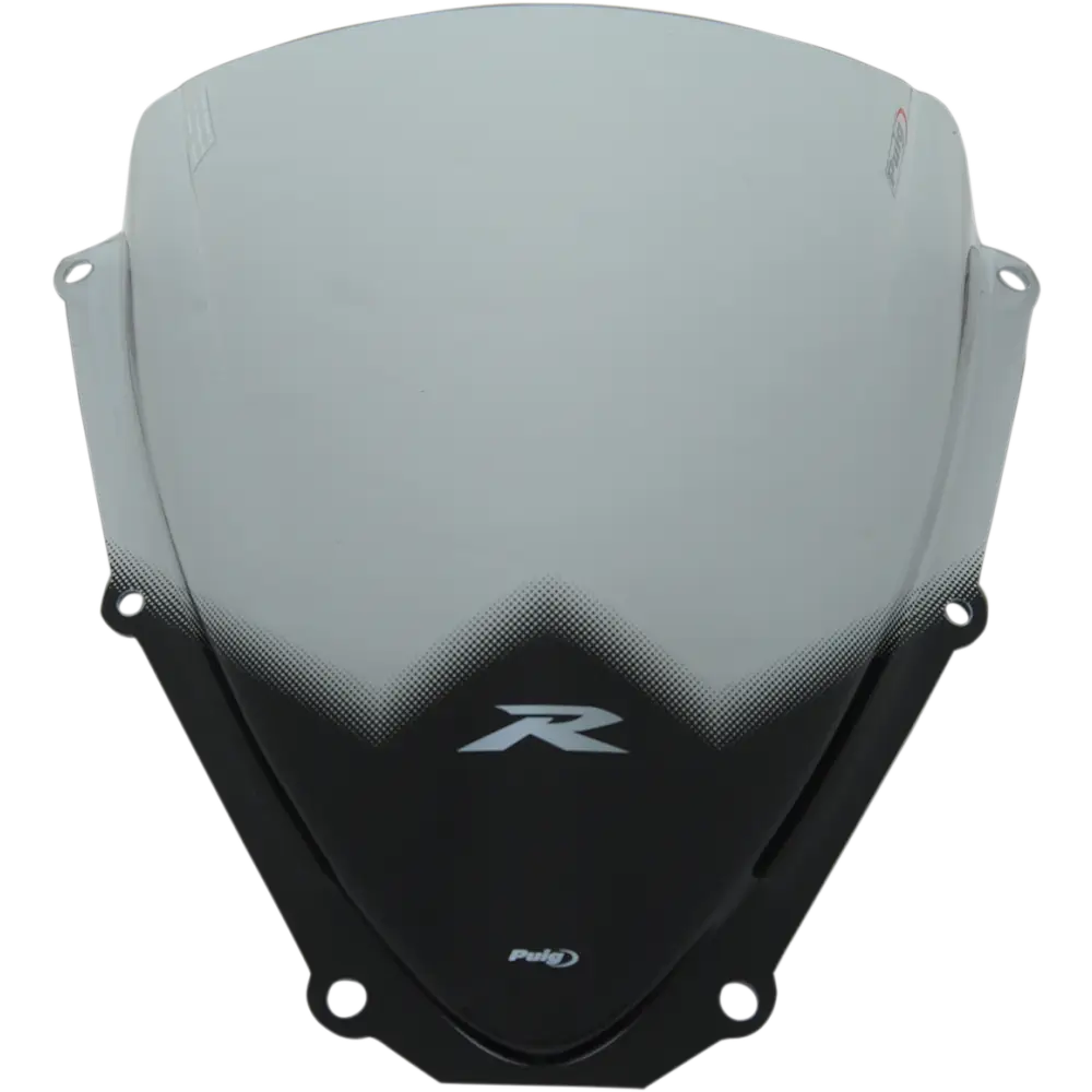 PUIG HI-TECH PARTS Race Windscreen - 14" - Smoke - GSXR 4055H