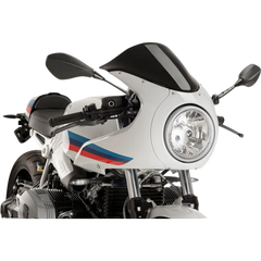 PUIG HI-TECH PARTS Race Windscreen - 15-1/4" - Black - BMW 9402N