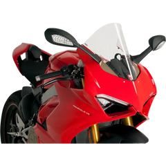 PUIG HI-TECH PARTS Race Windscreen - 15-3/4" - Clear - Ducati 9690W