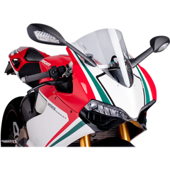PUIG HI-TECH PARTS Race Windscreen - 15-3/4" - Clear - Panigale 5990W