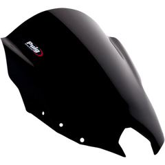 PUIG HI-TECH PARTS Race Windscreen - 15-3/8" - Black - FZ6R 5547N