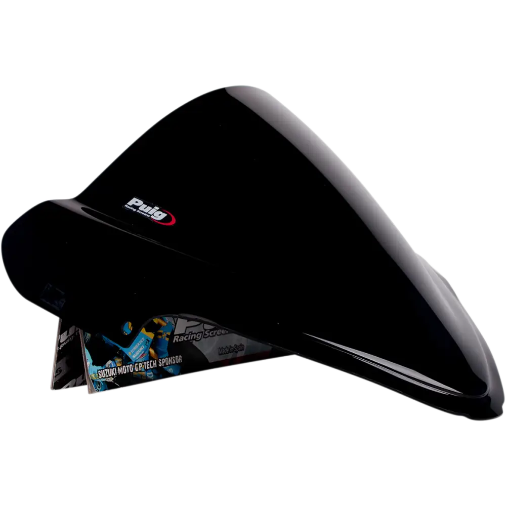 PUIG HI-TECH PARTS Race Windscreen - 15-3/8" - Black - Hayabusa 4826N