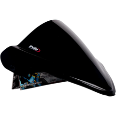 PUIG HI-TECH PARTS Race Windscreen - 15-3/8" - Black - Hayabusa 4826N