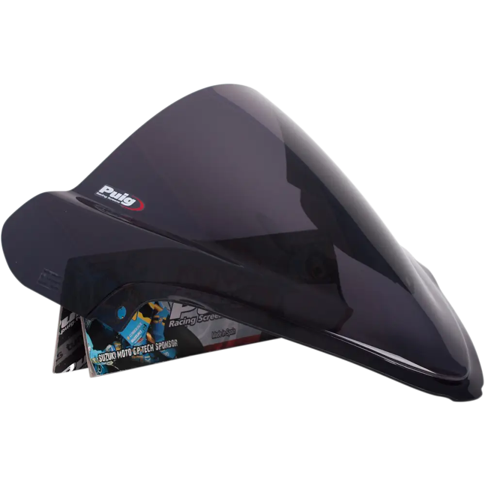 PUIG HI-TECH PARTS Race Windscreen - 15-3/8" - Dark Smoke - Hayabusa 4826F