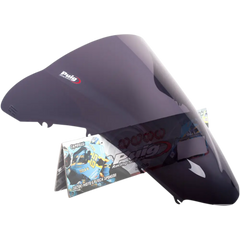 PUIG HI-TECH PARTS Race Windscreen - 15-3/8" - Dark Smoke - VFR800F 1097F