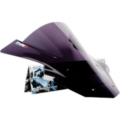 PUIG HI-TECH PARTS Race Windscreen - 16-1/8" - Dark Smoke - ZX10R 5603F