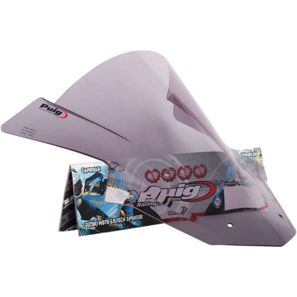 PUIG HI-TECH PARTS Race Windscreen - 16-1/8" - Smoke - ZX10R 5603H