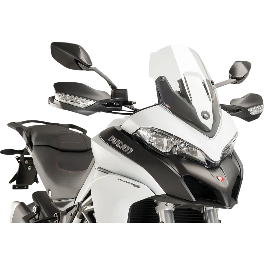 PUIG HI-TECH PARTS Race Windscreen - 17-1/4" - Clear - Ducati 7622W