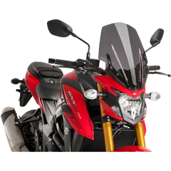 PUIG HI-TECH PARTS Race Windscreen - 17-1/4" - Dark Smoke - Suzuki 9436F