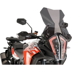 PUIG HI-TECH PARTS Race Windscreen - 19-3/8" - Dark Smoke - KTM 9717F
