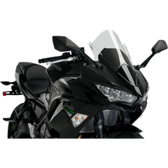 PUIG HI-TECH PARTS Race Windscreen - 19" - Clear - Kawasaki 3881W