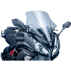 PUIG HI-TECH PARTS Race Windscreen - 21-1/4" - Smoke - Ninja 650 5998H