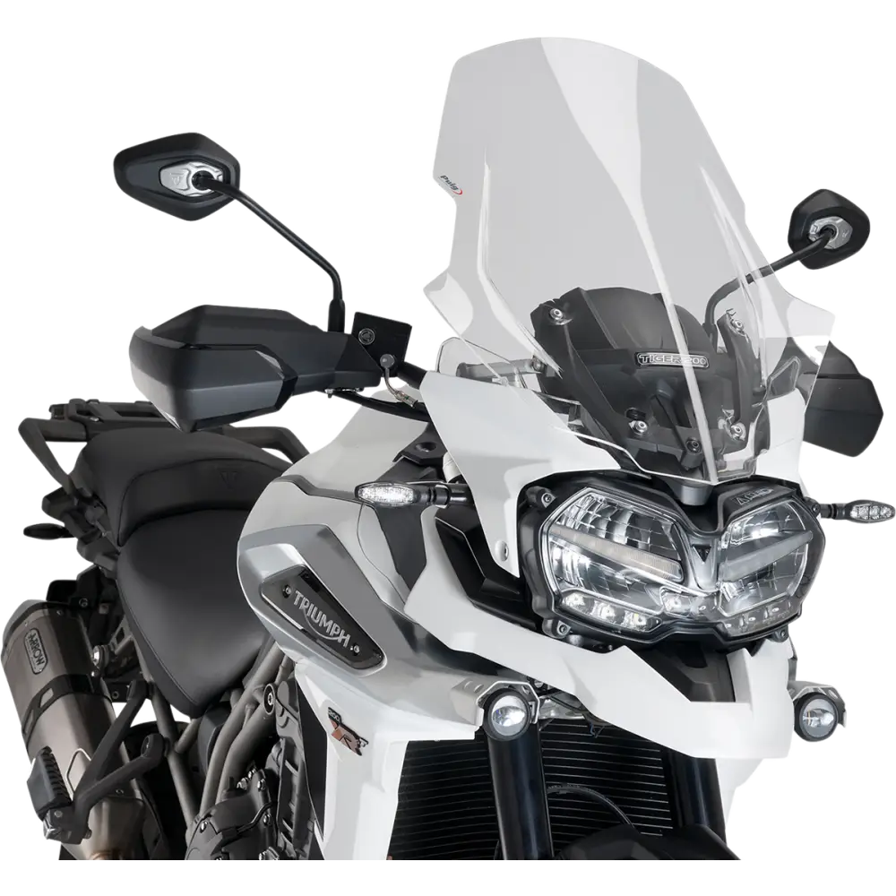 PUIG HI-TECH PARTS Race Windscreen - 24-1/2" - Clear - Tiger 9613W