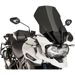 PUIG HI-TECH PARTS Race Windscreen - 24-7/8" - Light Smoke - Tour - Tiger 8915H