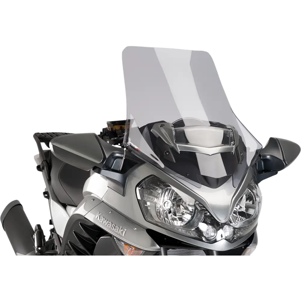 PUIG HI-TECH PARTS Race Windscreen - 27-3/4" - Light Smoke - Kawasaki 7628H