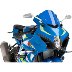 PUIG HI-TECH PARTS Race Windscreen - Blue - Suzuki 9013A