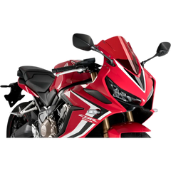 PUIG HI-TECH PARTS Race Windscreen - Red - CBR650R 3568R