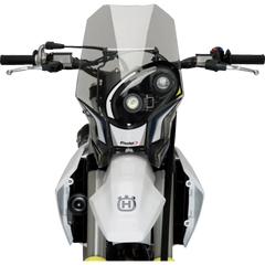 PUIG HI-TECH PARTS Rally Windshield - 18-1/8" - Clear - Husqvarna 20548W