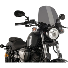 PUIG HI-TECH PARTS Touring Naked New Generation - 18-7/8" - Dark Smoke - Yamaha 9438F