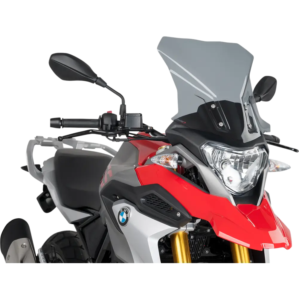 PUIG HI-TECH PARTS Touring Windscreen - 17" - Smoke - BMW 9879H