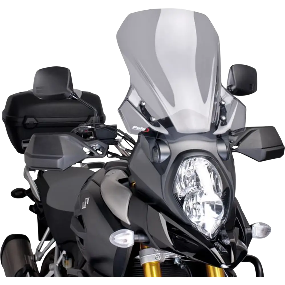 PUIG HI-TECH PARTS Touring Windscreen - 18-1/8" - Light Smoke - V-Strom 7229H