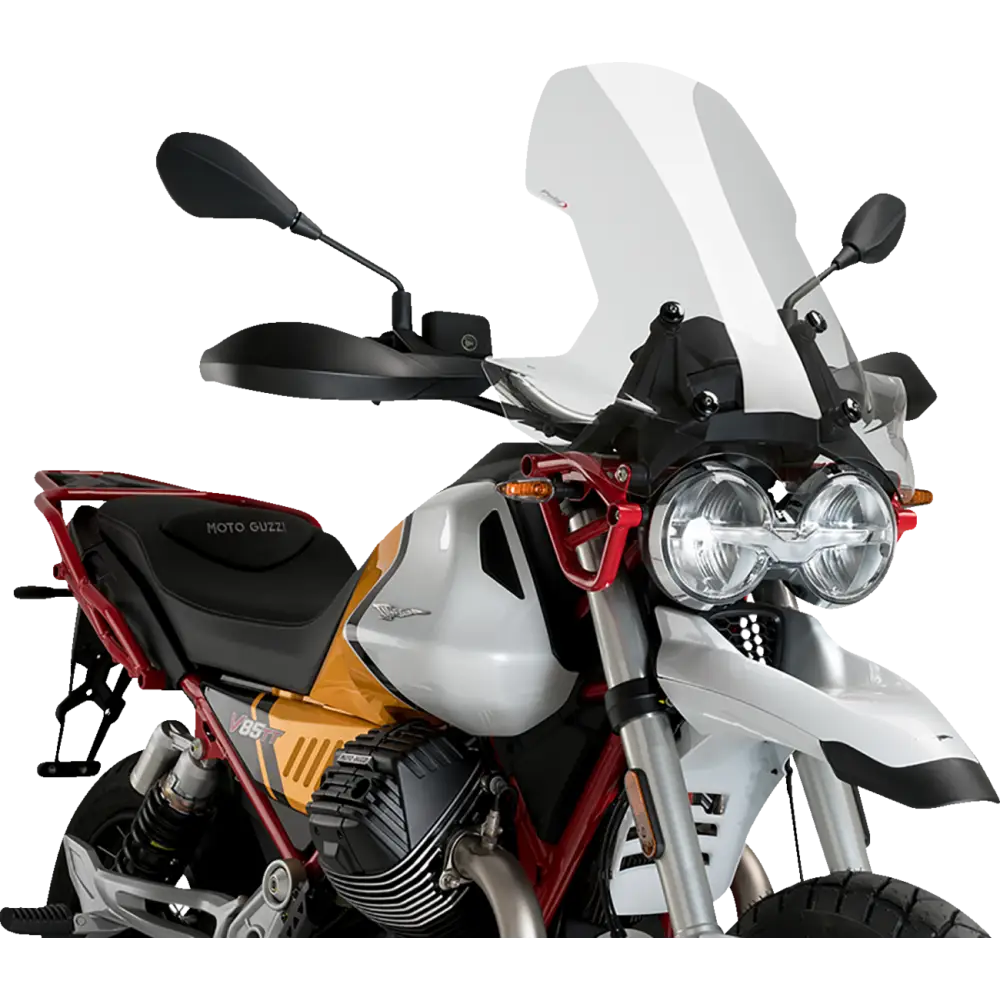 PUIG HI-TECH PARTS Touring Windscreen - 18-3/4" - Clear - Moto Guzzi 21176W